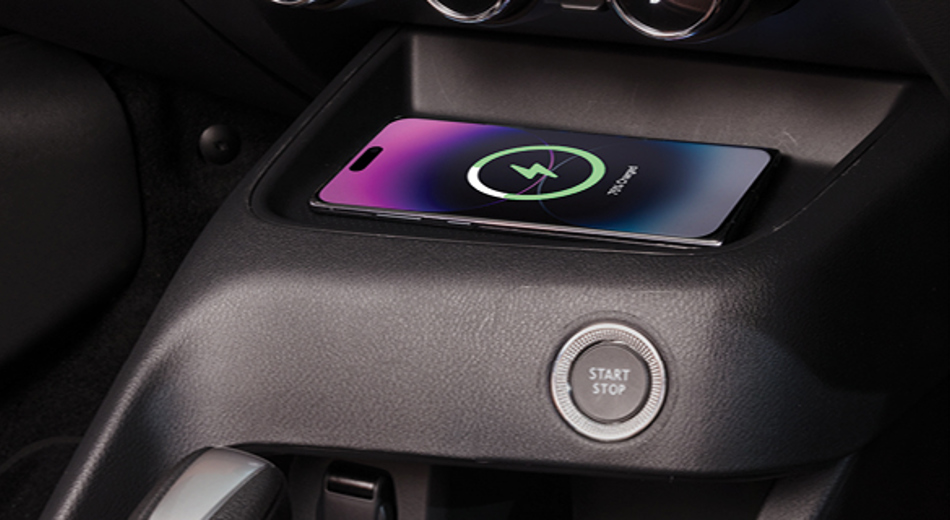 CHARGEUR SANS FIL EN OPTION-Vehicule Feature Image