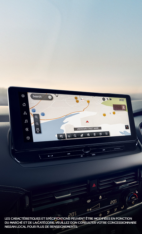 Qashqai Dash Touch screen