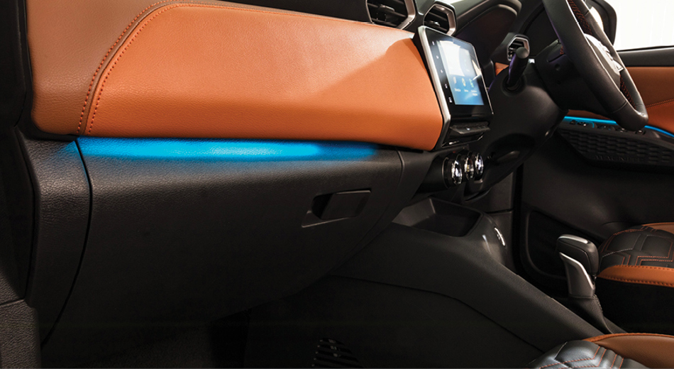 ÉCLAIRAGE D'AMBIANCE MULTICOLORE-Vehicule Feature Image