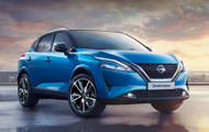 Nissan Qashqai in parking lot
